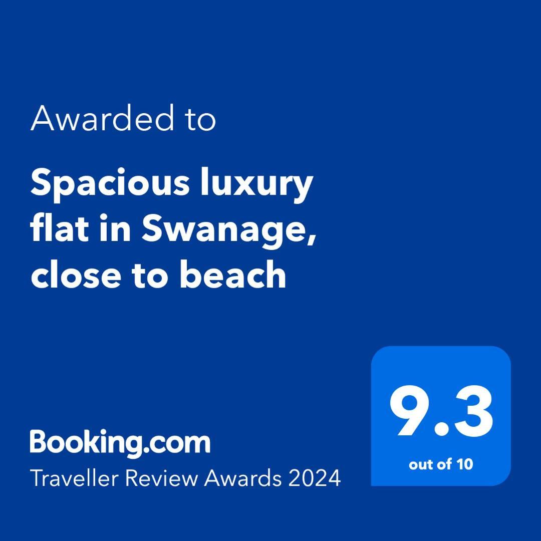 Spacious Luxury Flat In Swanage, Close To Beach With Parking Экстерьер фото